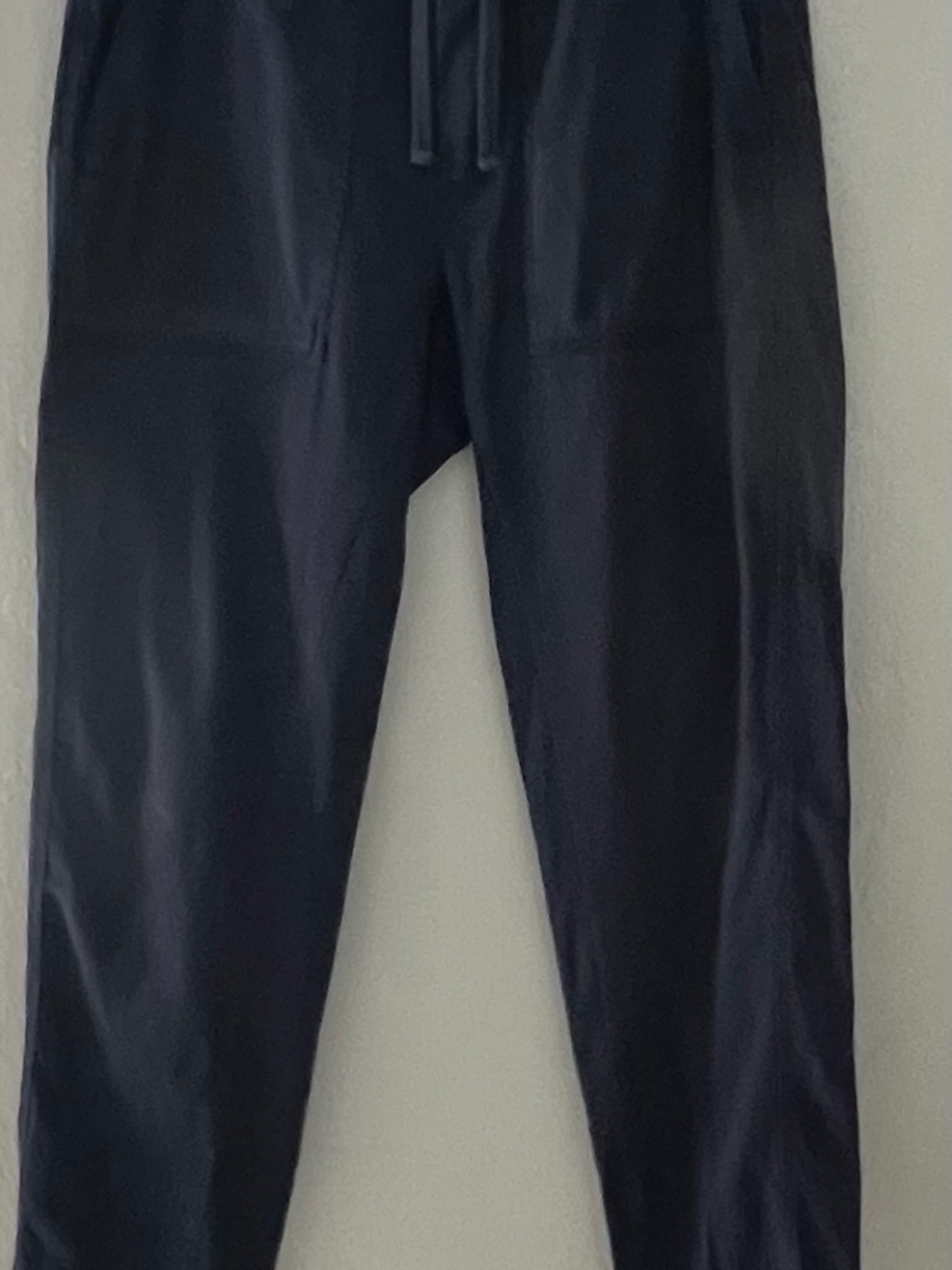 allview apparel Navy Dyed Workwear Elastic Drawstring Waist Furlough Pants Small